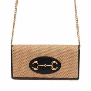 Authentic Gucci horsebit wallet on chain woc